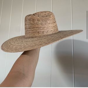 Lack of color Palma wide fedora